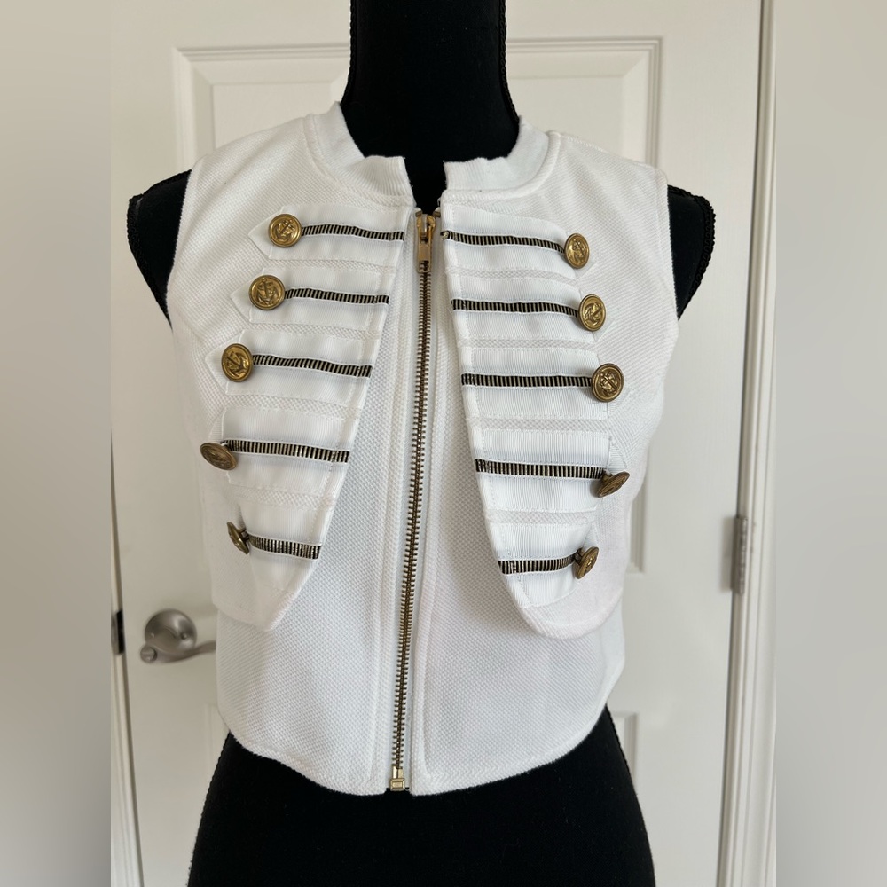 Love Culture white crop vest